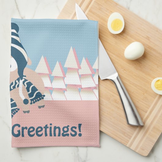 Seizoensvarkens Theedoek (Quarter Fold)