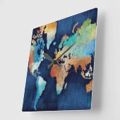 Seizoensverandering Vierkante Klok (Hoek)