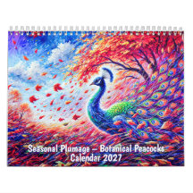 Seizoensverenkleed – Botanische Pauwenkalender