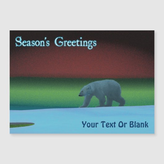 Seizoensvergrotingen - Polair Beer met lichte verl (Voorkant)