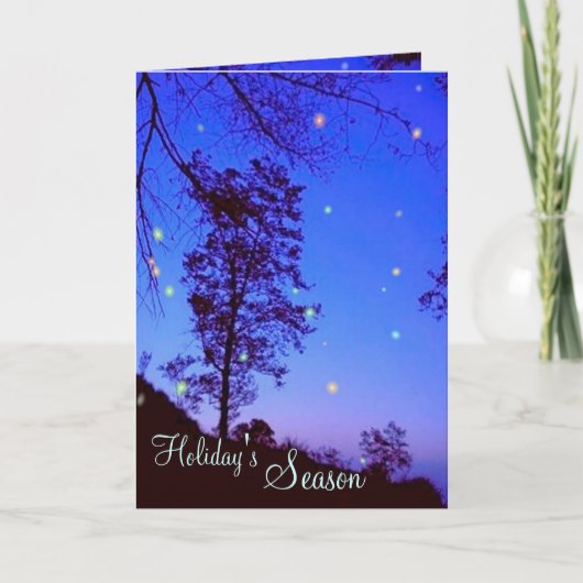 Seizoensverraad van de feestdag Kaart (Voorkant)