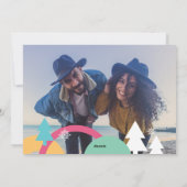 Seizoensvolle Emoji Foto van Emoji Feestdagenkaart (Achterkant)