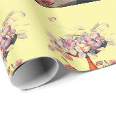 SEIZOENSVRUCHTEN / JASMIJNEN EN PRUIMEEL CADEAUPAPIER (Rol Hoek)