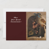 SEIZOENSVRUCHTEN - VOORS POED ,geel groen bruin Aankondiging (Achterkant)