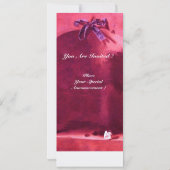 SEIZOENSVRUCHTEN - VOORSPOED roze rode champagne Kaart (Achterkant)