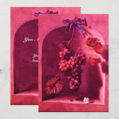 SEIZOENSVRUCHTEN - VOORSPOED ,roze rood bruin Kaart (Voorkant / Achterkant)