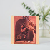 SEIZOENSVRUCHTEN - VOORSPOED ,roze rood bruin Kaart (Staand voorkant)