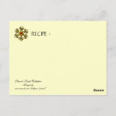 SEIZOENSVRUCHTEN - WELVAARTSRECEPT BRIEFKAART (Achterkant)