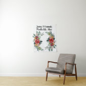 Seizoensweddenschap Achtergronddruppel, ceremonied Wandkleed (In situ)