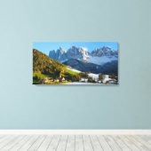 Seizoenswisseling canvasprint canvas afdruk (Insitu (Houten vloer))
