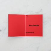 Seizoensworst Feestdagen Kaart (Binnen)