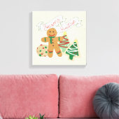 Seizoenszoeten | Koekjes voor ontbijtkoek Canvas Afdruk (Insitu (Woonkamer))