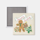 Seizoenszoeten | Koekjes voor ontbijtkoek Magneet (Voorkant / Achterkant)