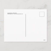 Seizoenszwanen Kerst Briefkaart (Achterkant)