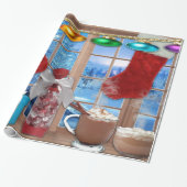 Seizoenvangerpapier Cadeaupapier (Uitgerold)