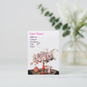 SEIZOENVASTE, VLOEISTJES, LEIDT PEARS Pink Visitekaartje (Staand voorkant)