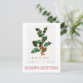 SEIZOENVERGADERING CHRISTMAS BRIEFKAART (Staand voorkant)