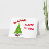 SEIZOENVERGADERINGEN EN EEN NIEUW JAAR FEESTDAGEN KAART (Voorkant)