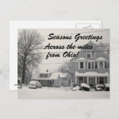 SEIZOENVERGADERINGEN VAN OHIO FEESTDAGENKAART (Voorkant / Achterkant)