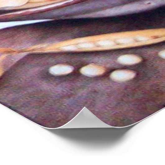 SEIZOENVRUCHTEN 6 - BEANEN EN ROZEN POSTER (Hoek)