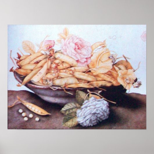 SEIZOENVRUCHTEN 6 - BEANEN EN ROZEN POSTER (Voorkant)