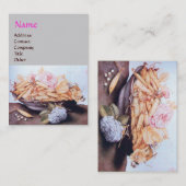 SEIZOENVRUCHTEN 6 - BEANEN EN ROZEN VISITEKAARTJE (Voorkant / Achterkant)