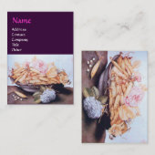 SEIZOENVRUCHTEN 6 - BEANEN EN ROZEN VISITEKAARTJE (Voorkant / Achterkant)