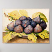 SEIZOENVRUCHTEN / BORD MET FIEREN EN GROENE VERLIE POSTER (Voorkant)