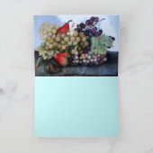 SEIZOENVRUCHTEN / DRUIVEN EN DRUIVEN FEESTDAGEN KAART (Binnen)