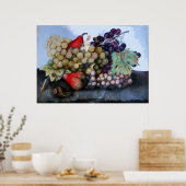 SEIZOENVRUCHTEN / DRUIVEN EN DRUIVEN POSTER (Keuken)