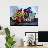 SEIZOENVRUCHTEN / DRUIVEN EN DRUIVEN POSTER (Thuiskantoor)