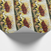 SEIZOENVRUCHTEN / KERNEN EN KARNATIES CADEAUPAPIER (Hoek)