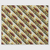 SEIZOENVRUCHTEN / KERNEN EN KARNATIES CADEAUPAPIER (Vlak)