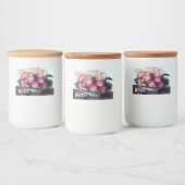 SEIZOENVRUCHTEN / Peach Jam PReserves Voedselcontainer Etiket (Flessen)