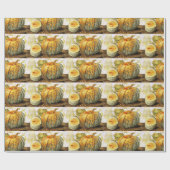 SEIZOENVRUCHTEN / POMPKINS CADEAUPAPIER (Vlak)