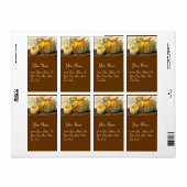 SEIZOENVRUCHTEN / POMPKINS ETIKET (Full Sheet)