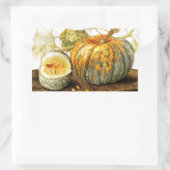 SEIZOENVRUCHTEN / POMPKINS RECHTHOEKIGE STICKER (Tas)