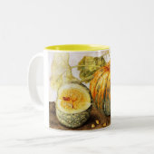 SEIZOENVRUCHTEN / POMPKINS TWEEKLEURIGE KOFFIEMOK (Voorkant links)