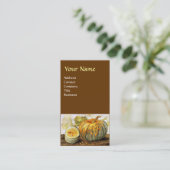 SEIZOENVRUCHTEN / POMPKINS VISITEKAARTJE (Staand voorkant)