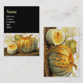 SEIZOENVRUCHTEN / POMPKINS VISITEKAARTJE (Voorkant / Achterkant)