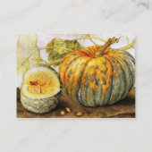 SEIZOENVRUCHTEN / POMPKINS VISITEKAARTJE (Achterkant)