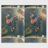 SEIZOENVRUCHTEN, PROSPERITAIRE rode druiven, vlind Cadeaupapier (Vlak)