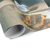 SEIZOENVRUCHTEN, PROSPERITAIRE rode druiven, vlind Cadeaupapier (Rol Hoek)