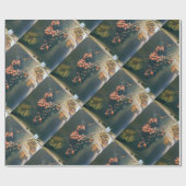 SEIZOENVRUCHTEN, PROSPERITAIRE rode druiven, vlind Cadeaupapier (Vlak)