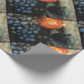 SEIZOENVRUCHTEN, PROSPERITAIRE rode druiven, vlind Cadeaupapier (Hoek)