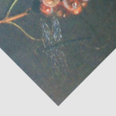 SEIZOENVRUCHTEN, PROSPERITAIRE rode druiven, vlind Tissuepapier (Detail)