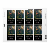 SEIZOENVRUCHTEN - PROSPERITEIT Rode roze fuchsie,  Etiket (Full Sheet)