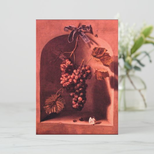 SEIZOENVRUCHTEN - PROSPERITEIT, roze rood bruin Aankondiging (Staand voorkant)