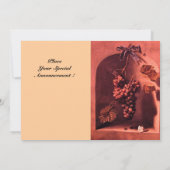 SEIZOENVRUCHTEN - PROSPERITEIT, roze rood bruin Aankondiging (Achterkant)