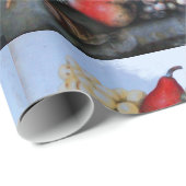 SEIZOENVRUCHTEN / RODE WITTE DRUIVEN EN DRUIVEN CADEAUPAPIER (Rol Hoek)